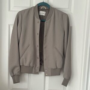 Wilfred Taupe Bomber Jacket